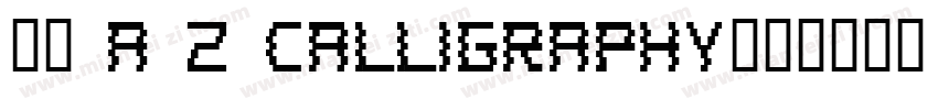 60 A Z Calligraphy字体转换